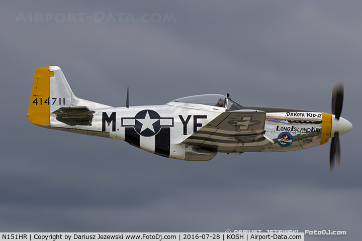 N151HR, 1945 North American P-51D Mustang C/N 12241064, North American P-51D Mustang 