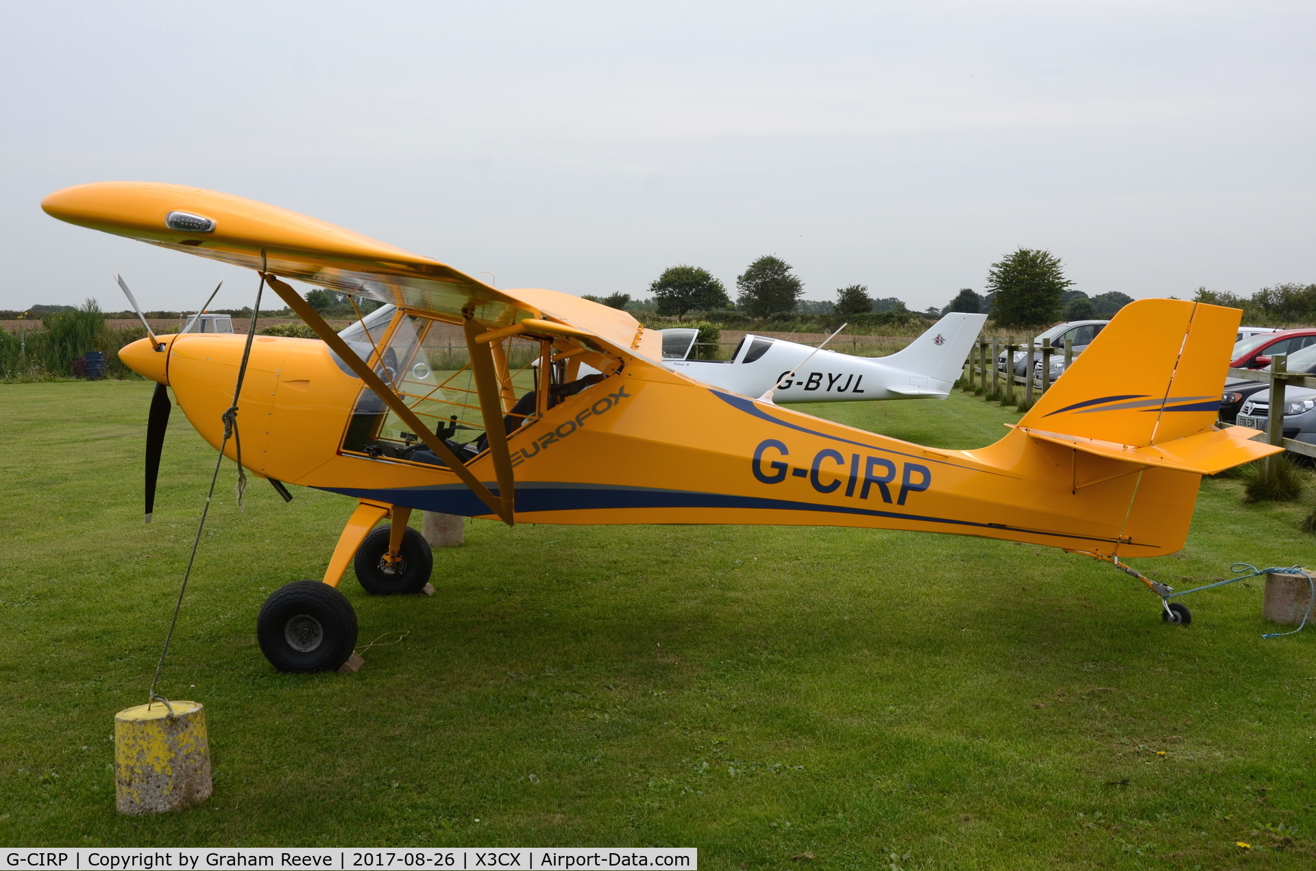 G-CIRP, 2015 Eurofox 912(S) C/N LAA 376-15337, Parked at Northrepps.