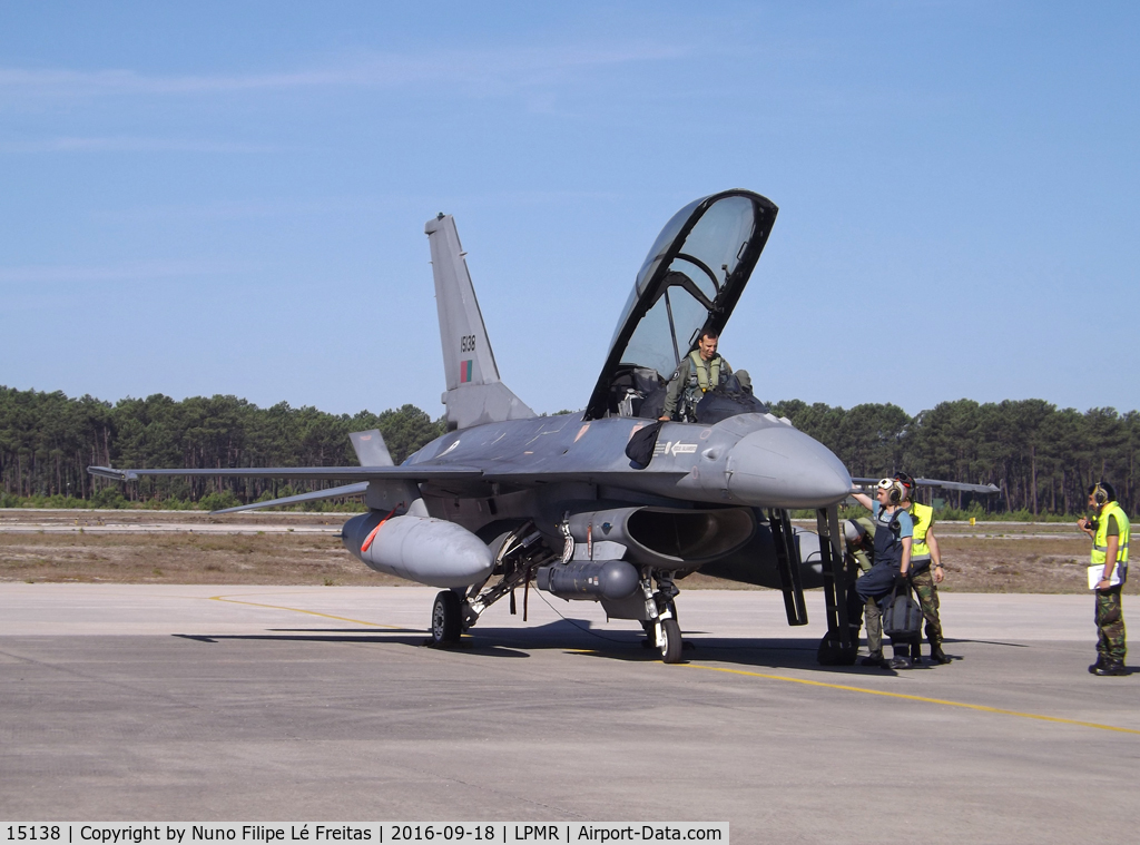 15138, General Dynamics F-16BM Fighting Falcon C/N M18-2, During the LPMR open day.