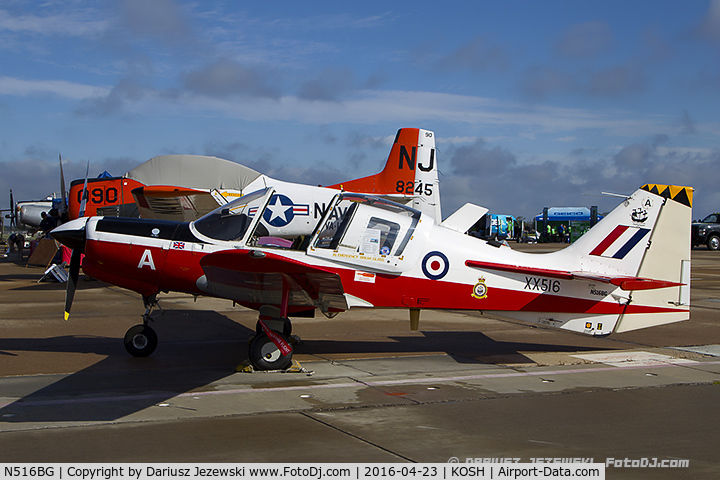 N516BG, 1973 Scottish Aviation Bulldog T.1 C/N BH120/202, Scottish Aviation Bulldog T.1  C/N BH120/202, N516BG