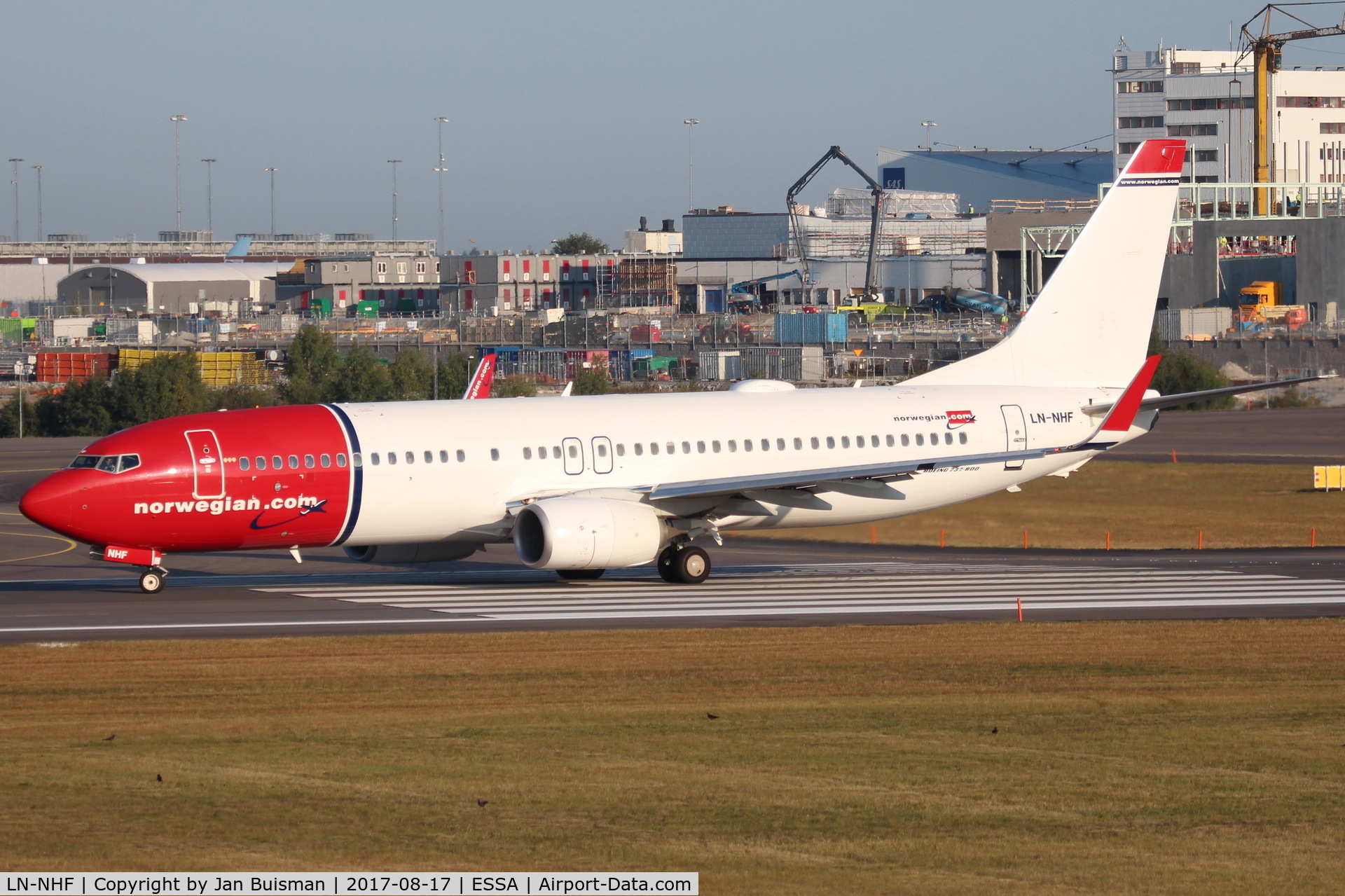LN-NHF, 2015 Boeing 737-8JP C/N 42075, Norwegian