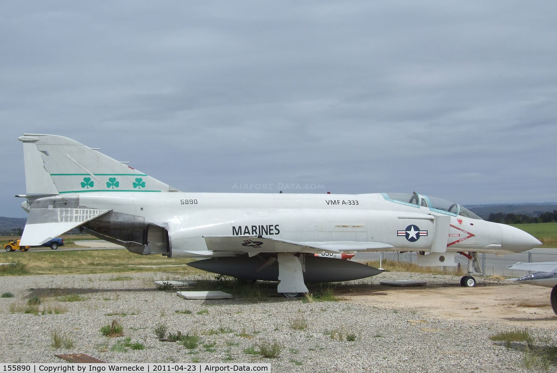 155890, McDonnell F-4J Phantom II C/N 3520, McDonnell Douglas F-4J Phantom II at the Estrella Warbirds Museum, Paso Robles CA