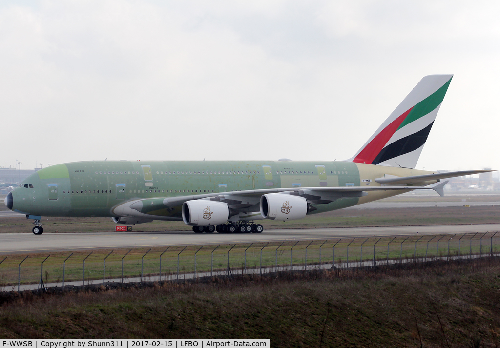 F-WWSB, 2017 Airbus A380-861 C/N 0239, C/n 0239 - for Emirates