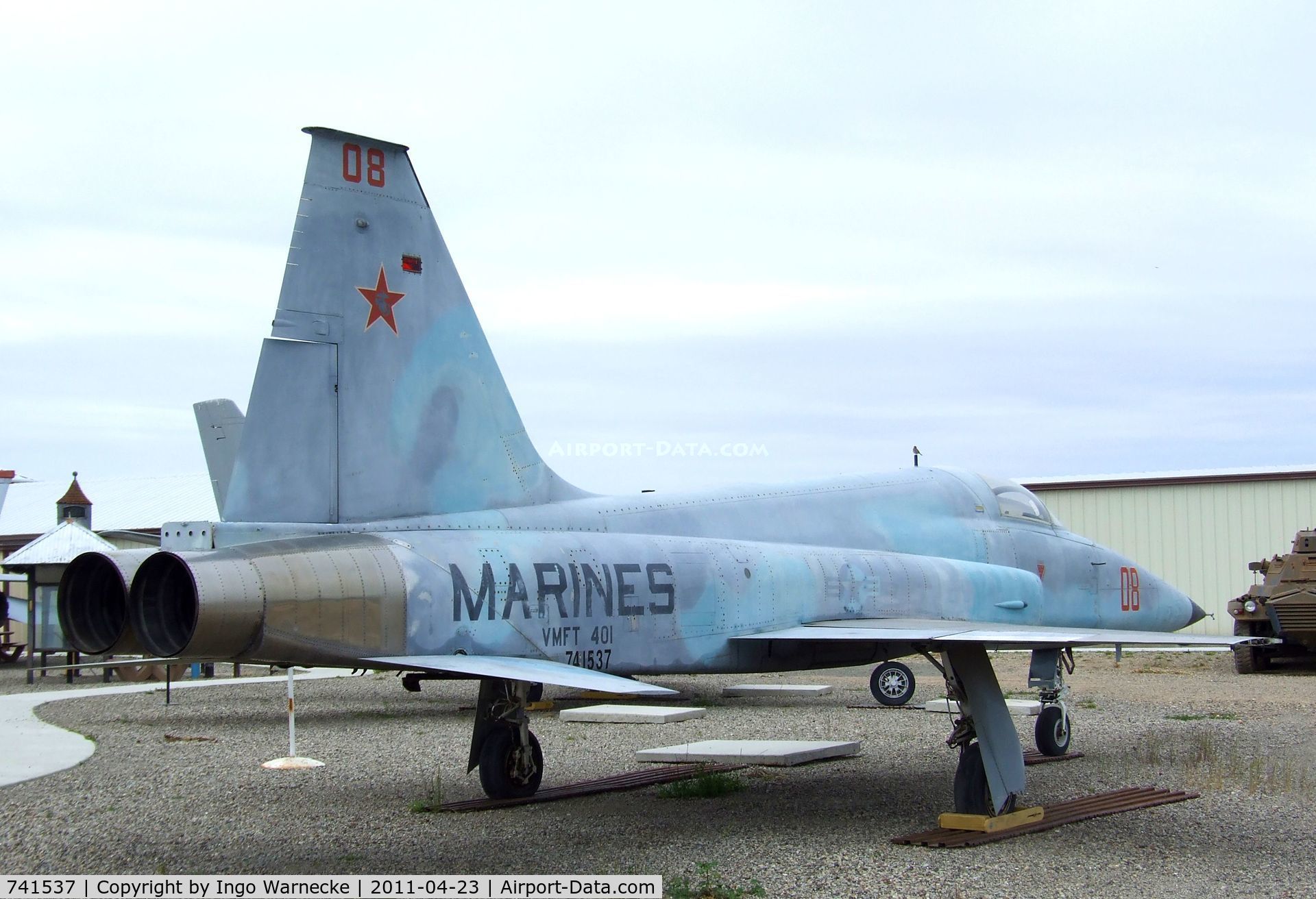 741537, Northrop F-5E Tiger II C/N R.1195, Northrop F-5E Tiger II at the Estrella Warbirds Museum, Paso Robles CA