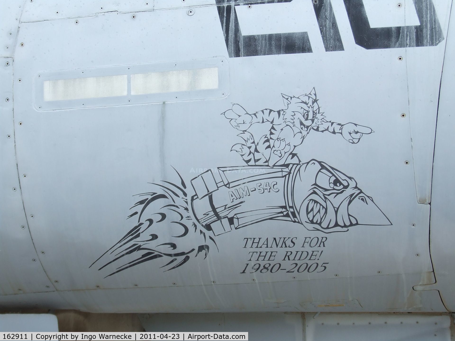 162911, Grumman F-14B Tomcat C/N 559, Grumman F-14B Tomcat at the Estrella Warbirds Museum, Paso Robles CA