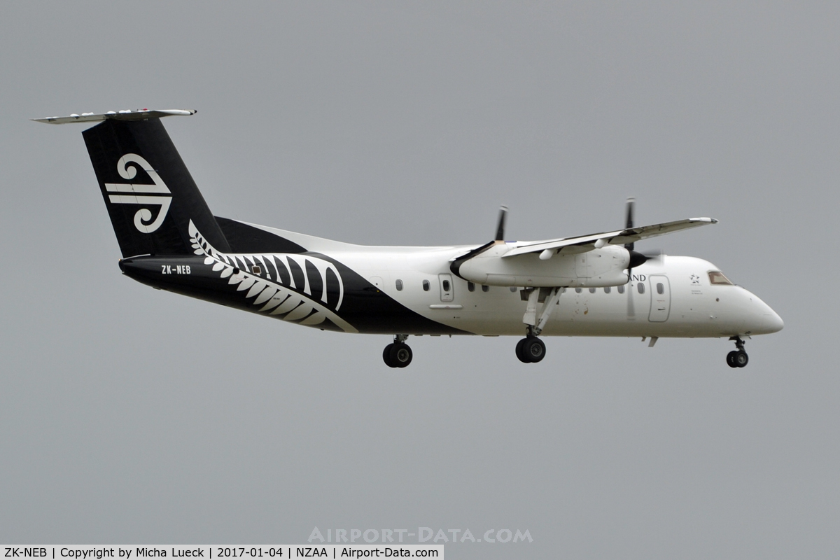 ZK-NEB, 2005 De Havilland Canada DHC-8-311 Dash 8 C/N 615, At Auckland