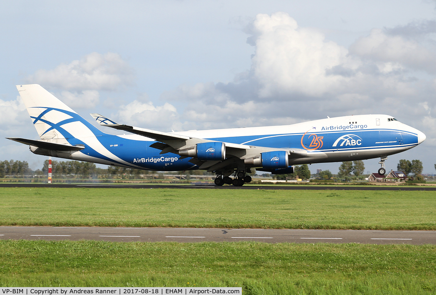 VP-BIM, 2008 Boeing 747-4HAERF C/N 35237, AirBridgeCargo Boeing 747