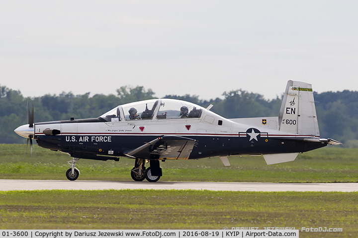 01-3600, 2001 Raytheon T-6A Texan II C/N PT-115, T-6A Texan II 01-3600 EN from 459th FTS 