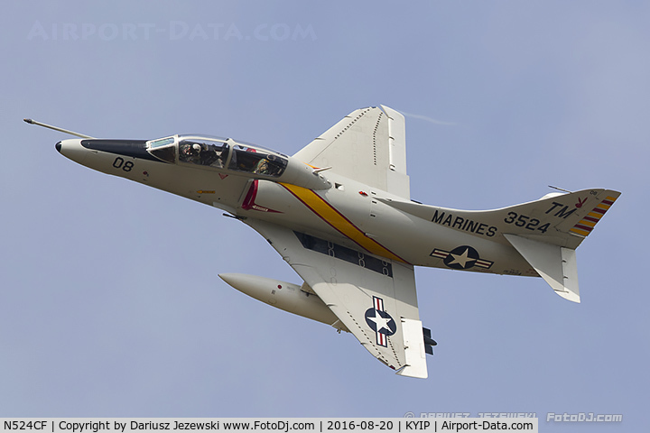 N524CF, 1967 Douglas TA-4F Skyhawk C/N 13590, Douglas TA-4F Skyhawk  C/N 13590, N524CF
