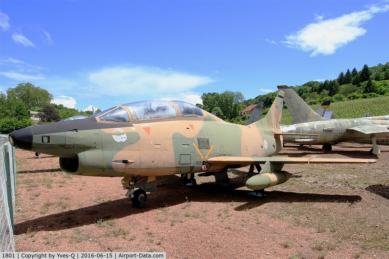 1801, Fiat G-91T/3 C/N 91-2-0003, Fiat G-91-T3, Preserved at Savigny-Les Beaune Museum
