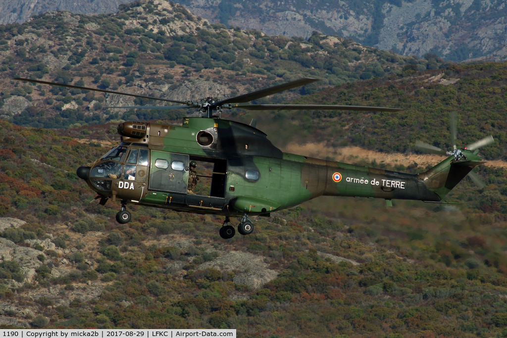 1190, Aerospatiale SA-330B Puma C/N 1190, Landing