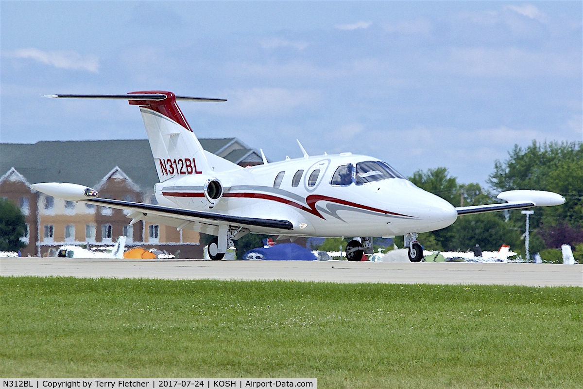 N312BL, 2007 Eclipse Aviation Corp EA500 C/N 000020, At 2017 EAA Airventure at Oshkosh