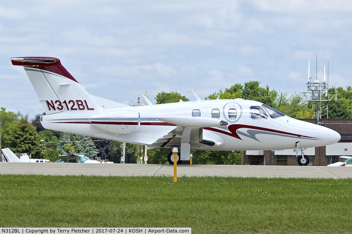 N312BL, 2007 Eclipse Aviation Corp EA500 C/N 000020, At 2017 EAA AirVenture at Oshkosh