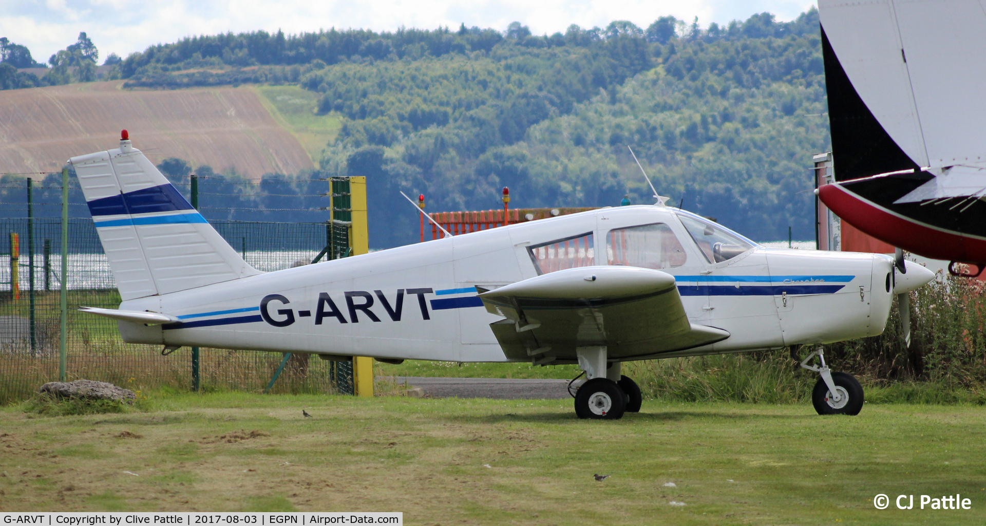G-ARVT, 1962 Piper PA-28-160 Cherokee Cherokee C/N 28-379, Visiting Dundee
