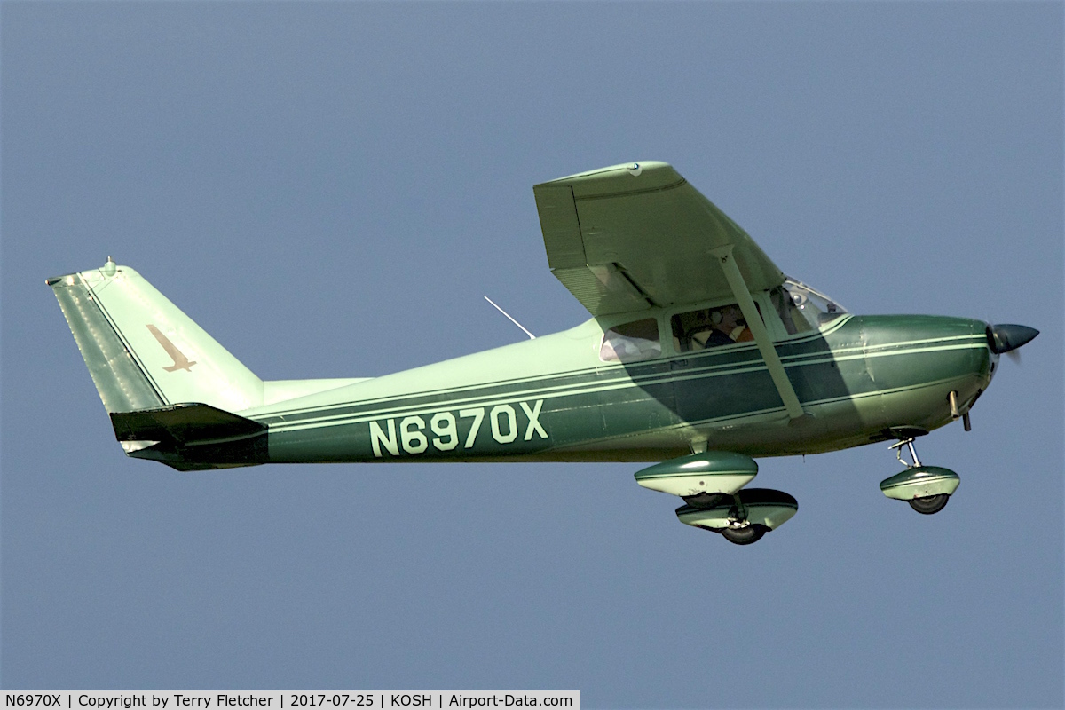 N6970X, 1960 Cessna 172B C/N 17247870, at 2017 AirVenture at Oshkosh