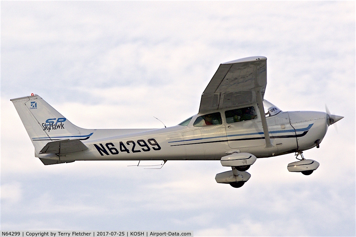 N64299, 1975 Cessna 172M C/N 17265150, at 2017 EAA AirVenture at Oshkosh