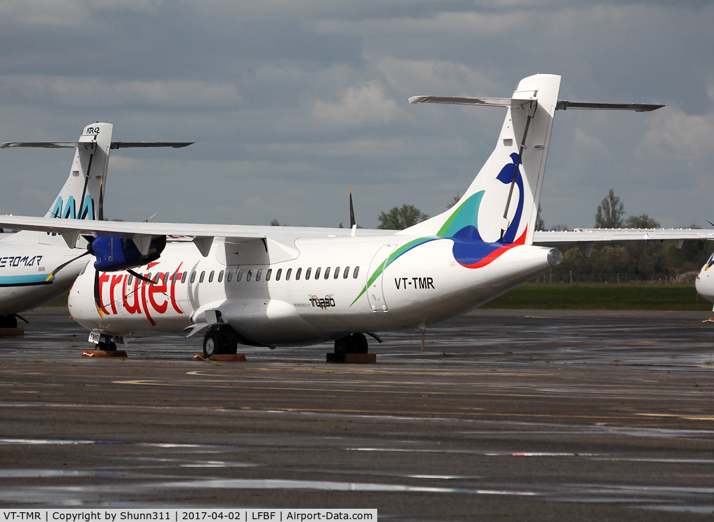 VT-TMR, 2016 ATR 72-600 C/N 1385, Parked at LFBF before delivery...