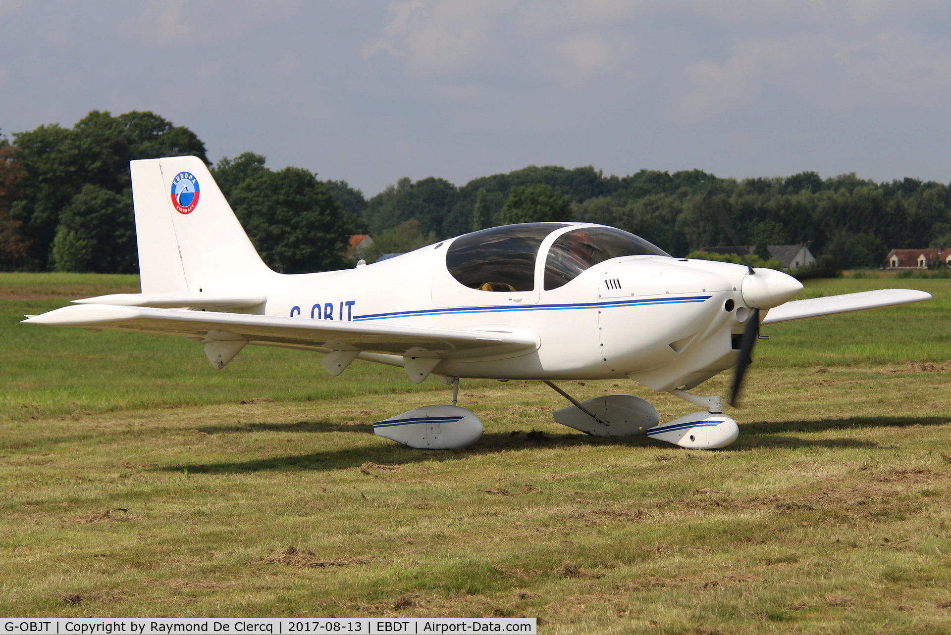 G-OBJT, 2005 Europa Tri-Gear C/N PFA 247-12623, Oldtimer Fly in at Schaffen.