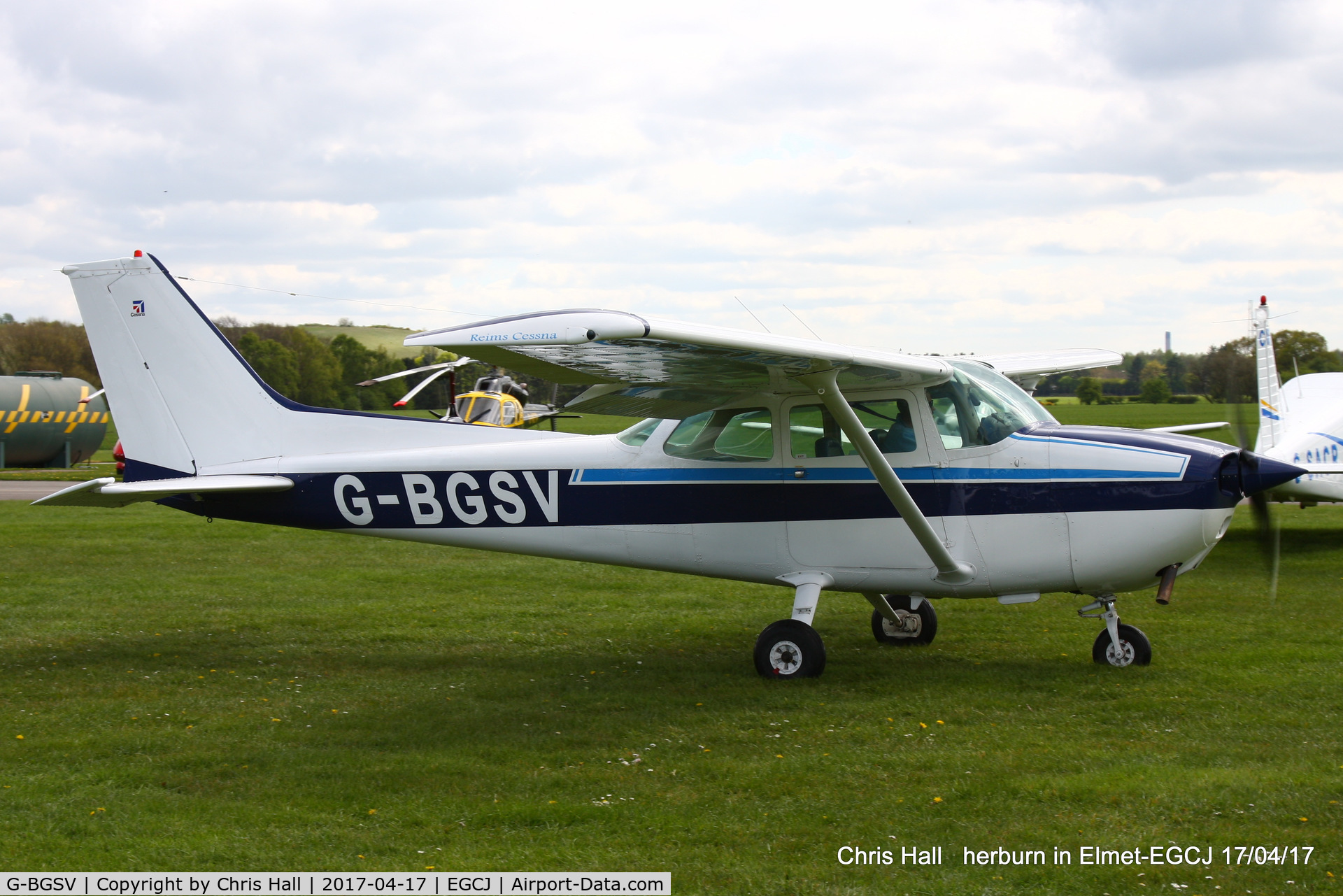 G-BGSV, 1979 Reims F172N Skyhawk C/N 1830, at Sherburn in Elmet