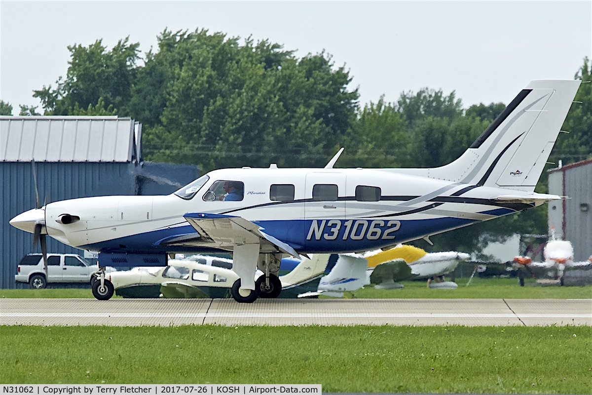 N31062, 2005 Piper PA-46-500TP Malibu Meridian C/N 4697208, at 2017 EAA AirVenture at Oshkosh