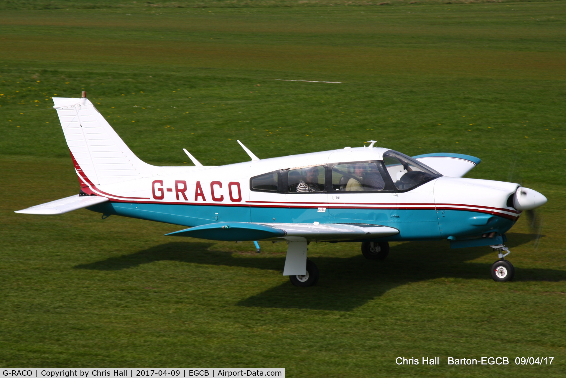 G-RACO, 1975 Piper PA-28R-200 Cherokee Arrow C/N 28R-7535300, at Barton