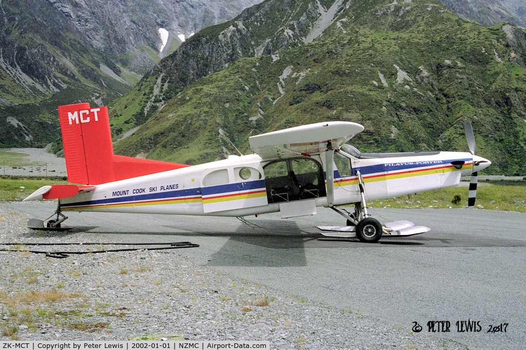 ZK-MCT, Pilatus PC-6/B2-H4 Turbo Porter C/N 841, The Mount Cook Group Ltd., Christchurch