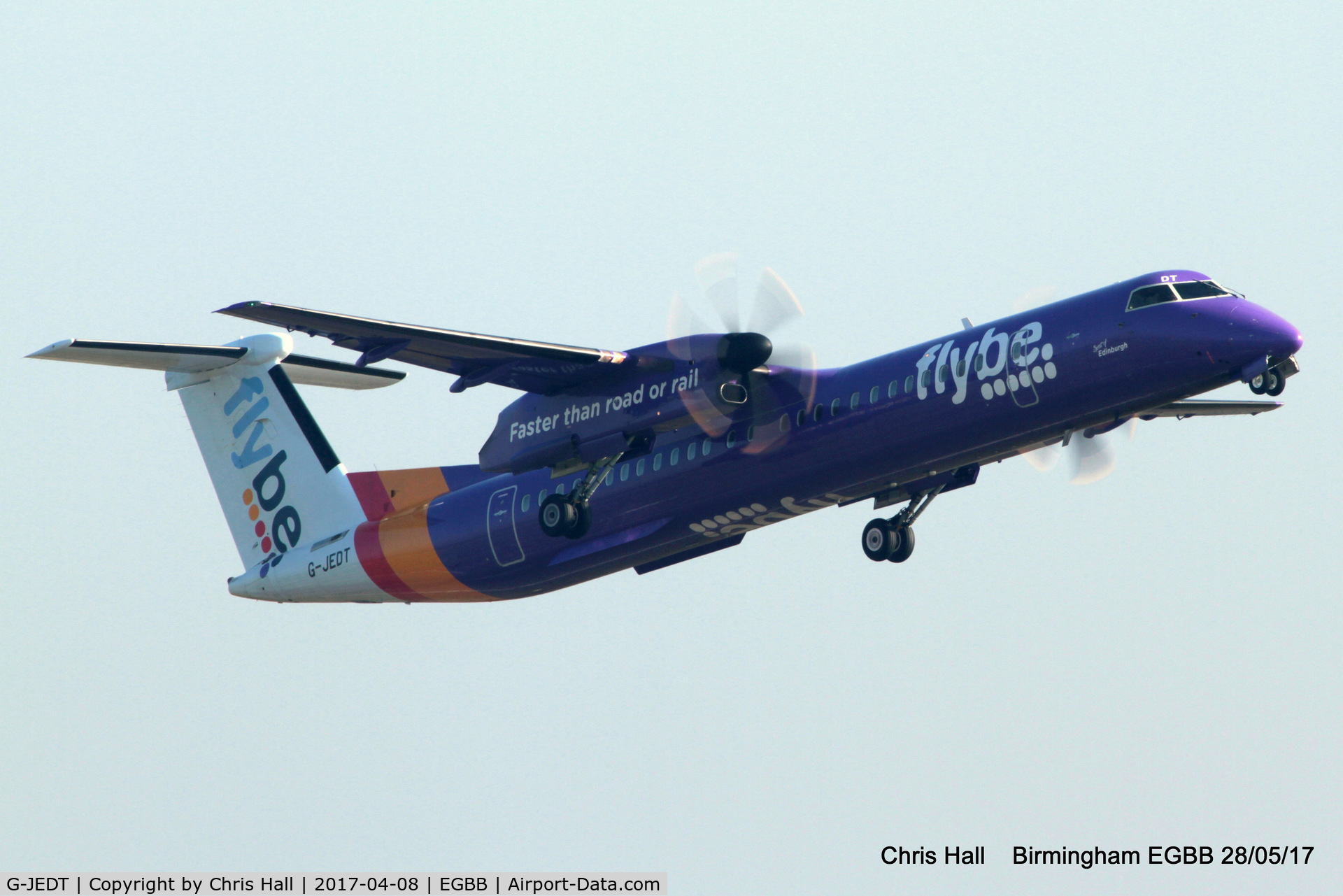 G-JEDT, 2003 De Havilland Canada DHC-8-402Q Dash 8 C/N 4088, flybe