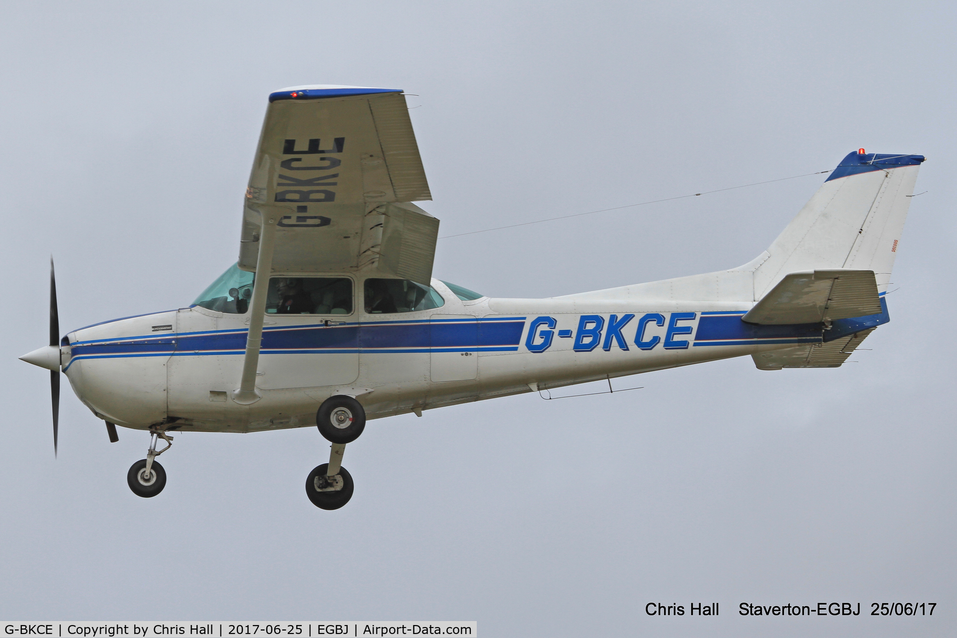 G-BKCE, 1982 Reims F172P Skyhawk C/N 2135, Project Propeller at Staverton