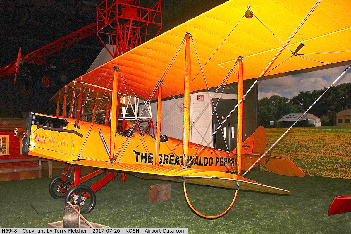N6948, 1917 Standard J-1 C/N 1956, 100 year old aircraft at EAA Museum