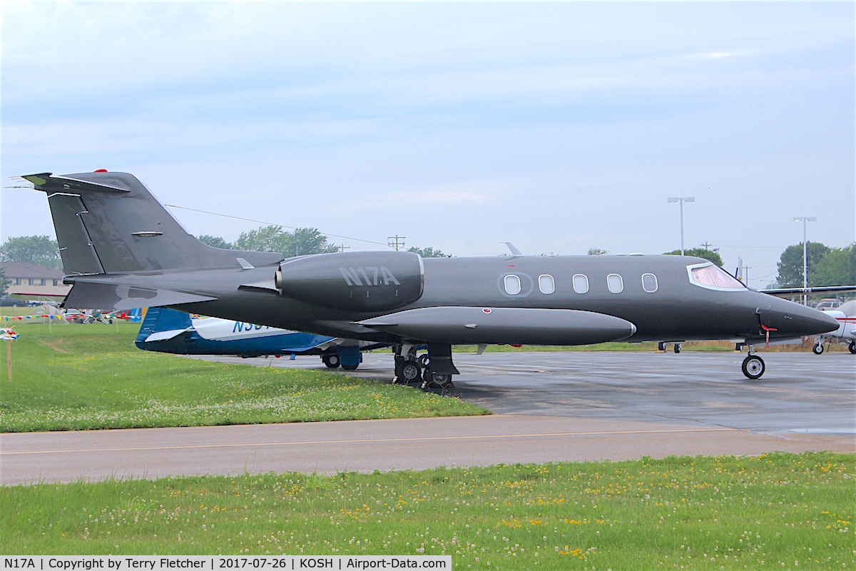 N17A, 1980 Learjet 36A C/N 36-046, At 2017 EAA AirVenture at Oshkosh