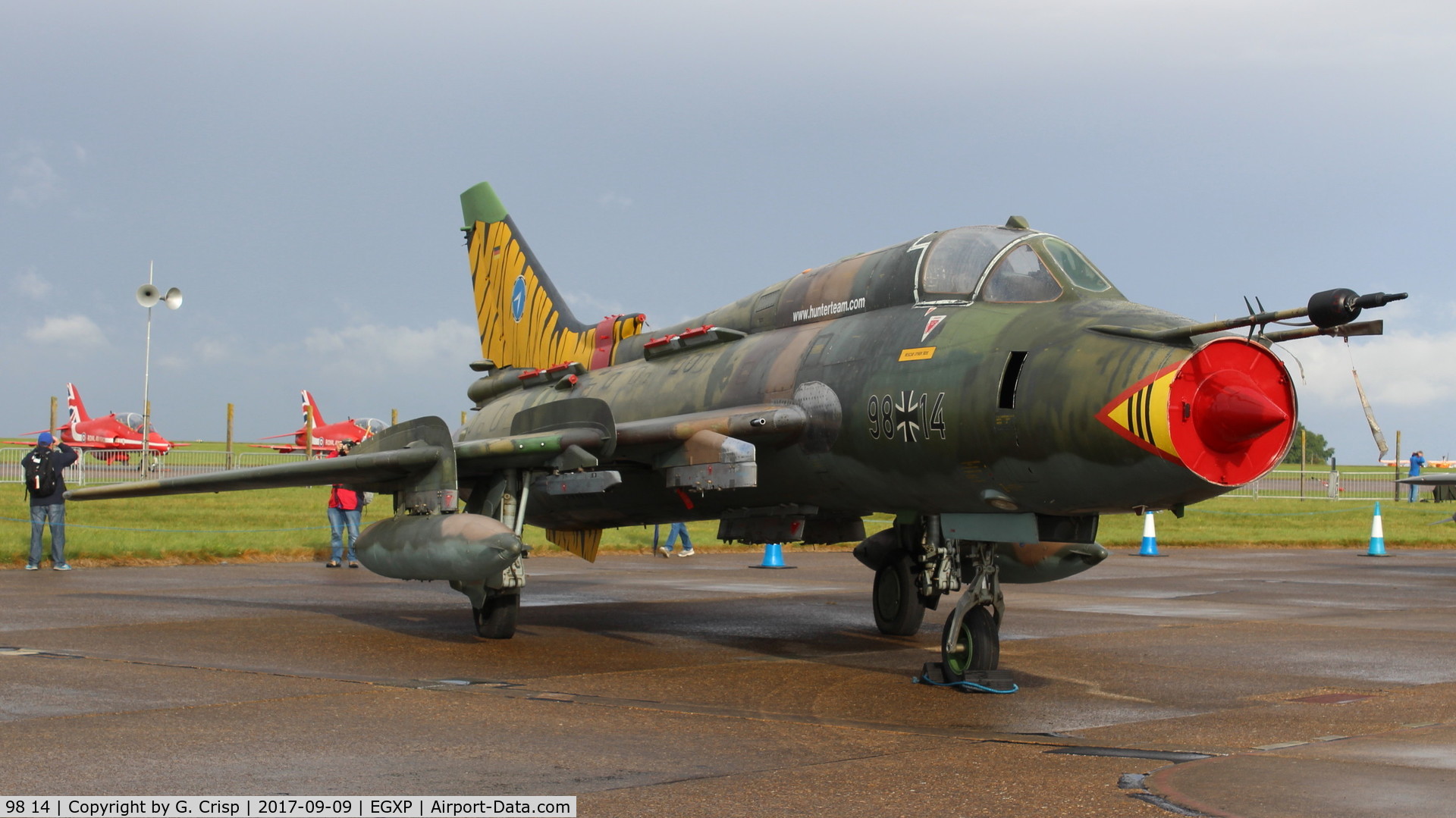 98 14, Sukhoi Su-22M-4 C/N 30918, Scampton Air Show
