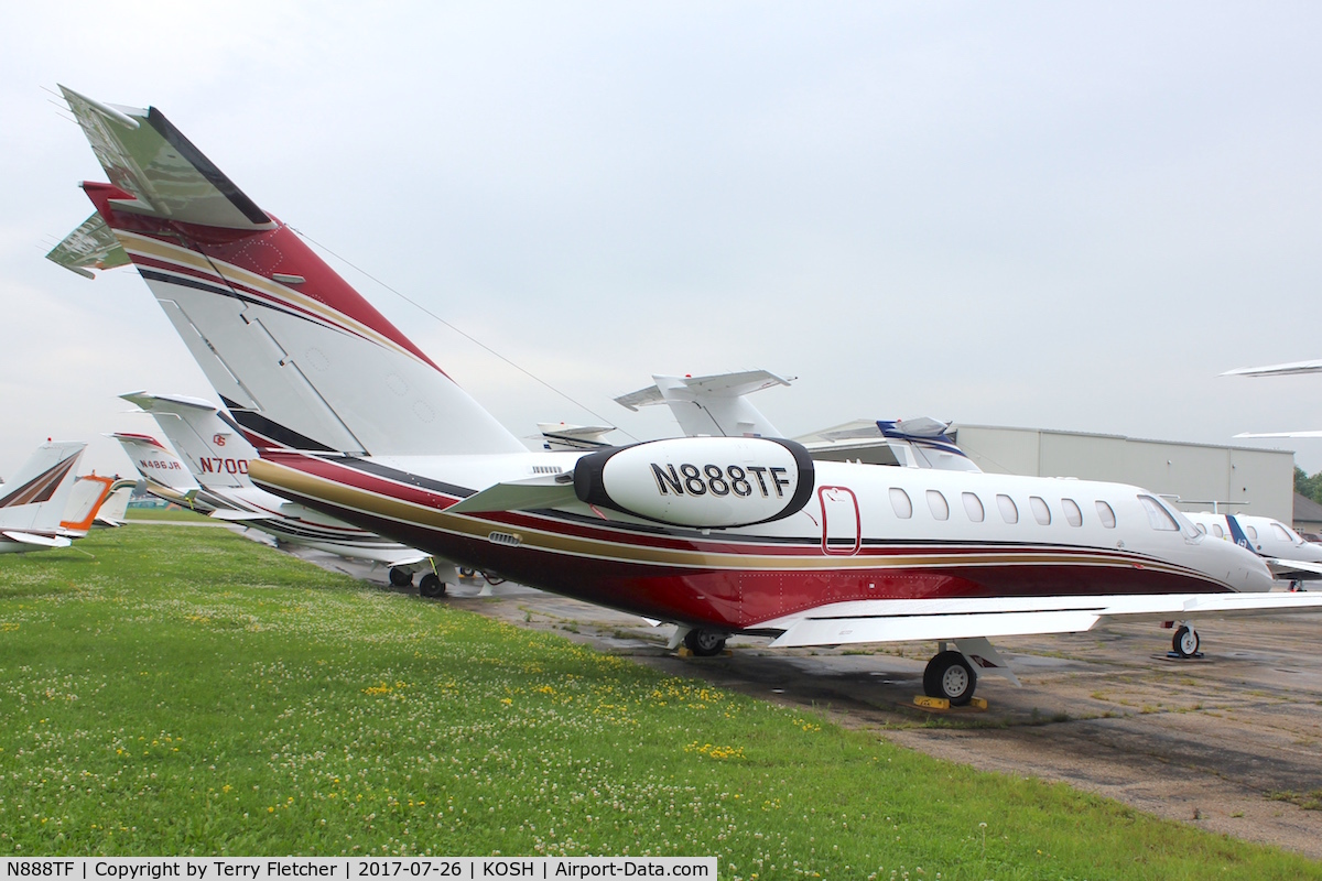 N888TF, 2015 Cessna 525B CitationJet CJ3 C/N 525B-0481, At 2017 EAA AirVenture at Oshkosh