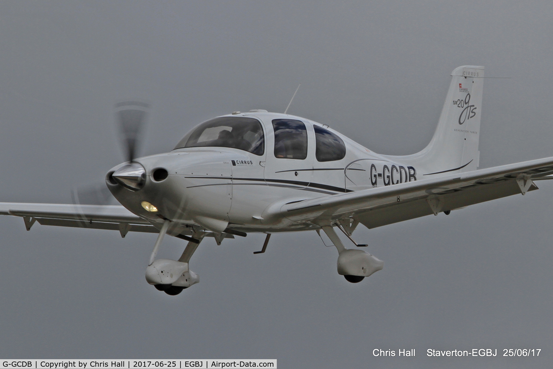 G-GCDB, 2009 Cirrus SR20 GTS C/N 1967, Project Propeller at Staverton