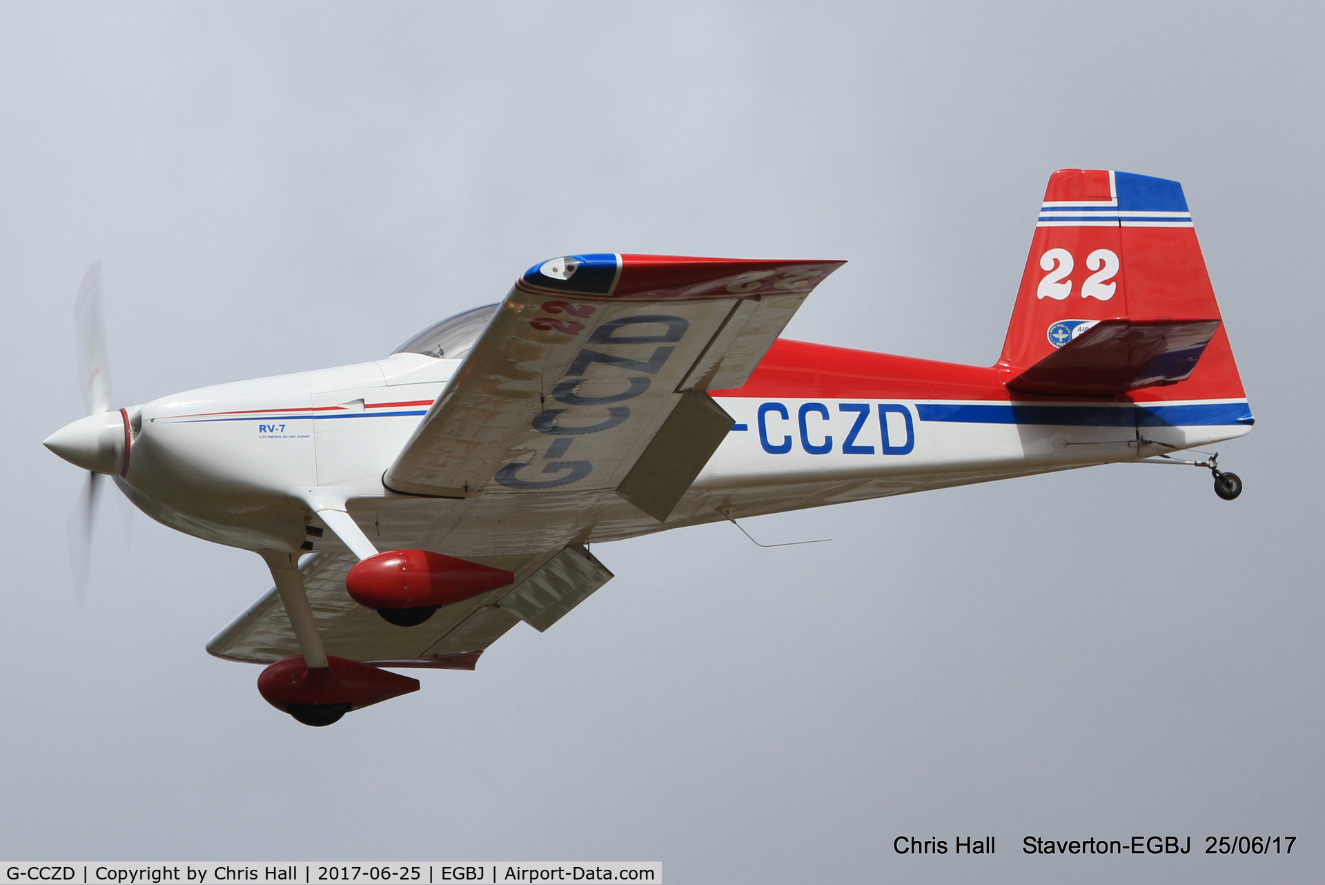 G-CCZD, 2004 Vans RV-7 C/N PFA 323-14087, Project Propeller at Staverton