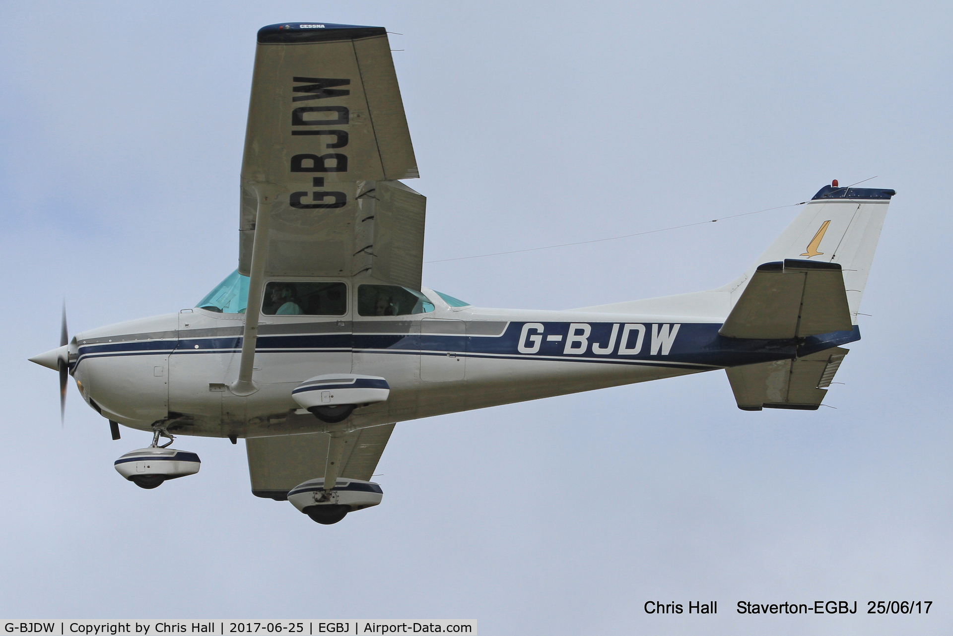 G-BJDW, 1976 Reims F172M Skyhawk Skyhawk C/N 1417, Project Propeller at Staverton