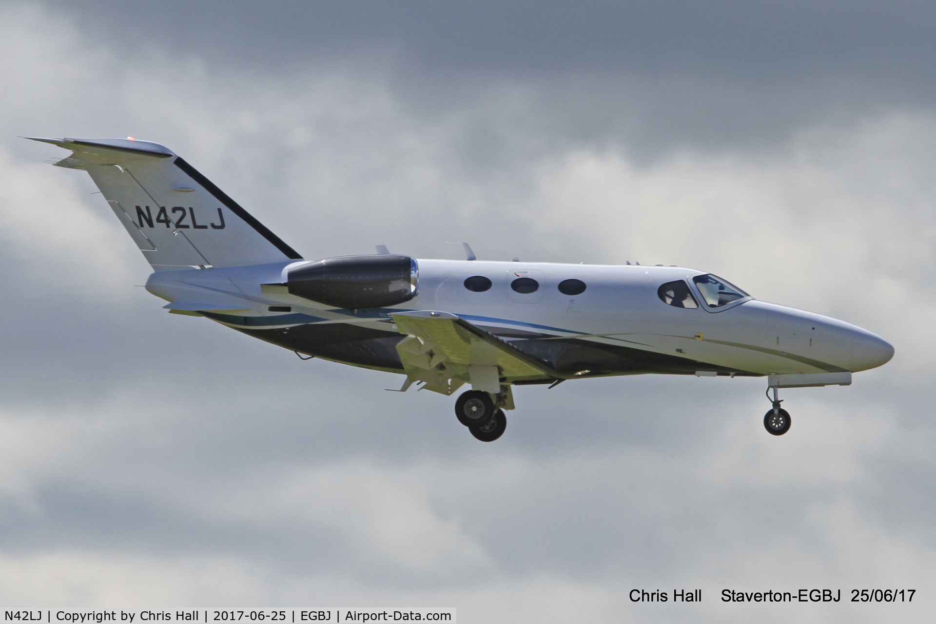 N42LJ, 2015 Cessna 510 Citation Mustang Citation Mustang C/N 510-0462, Project Propeller at Staverton
