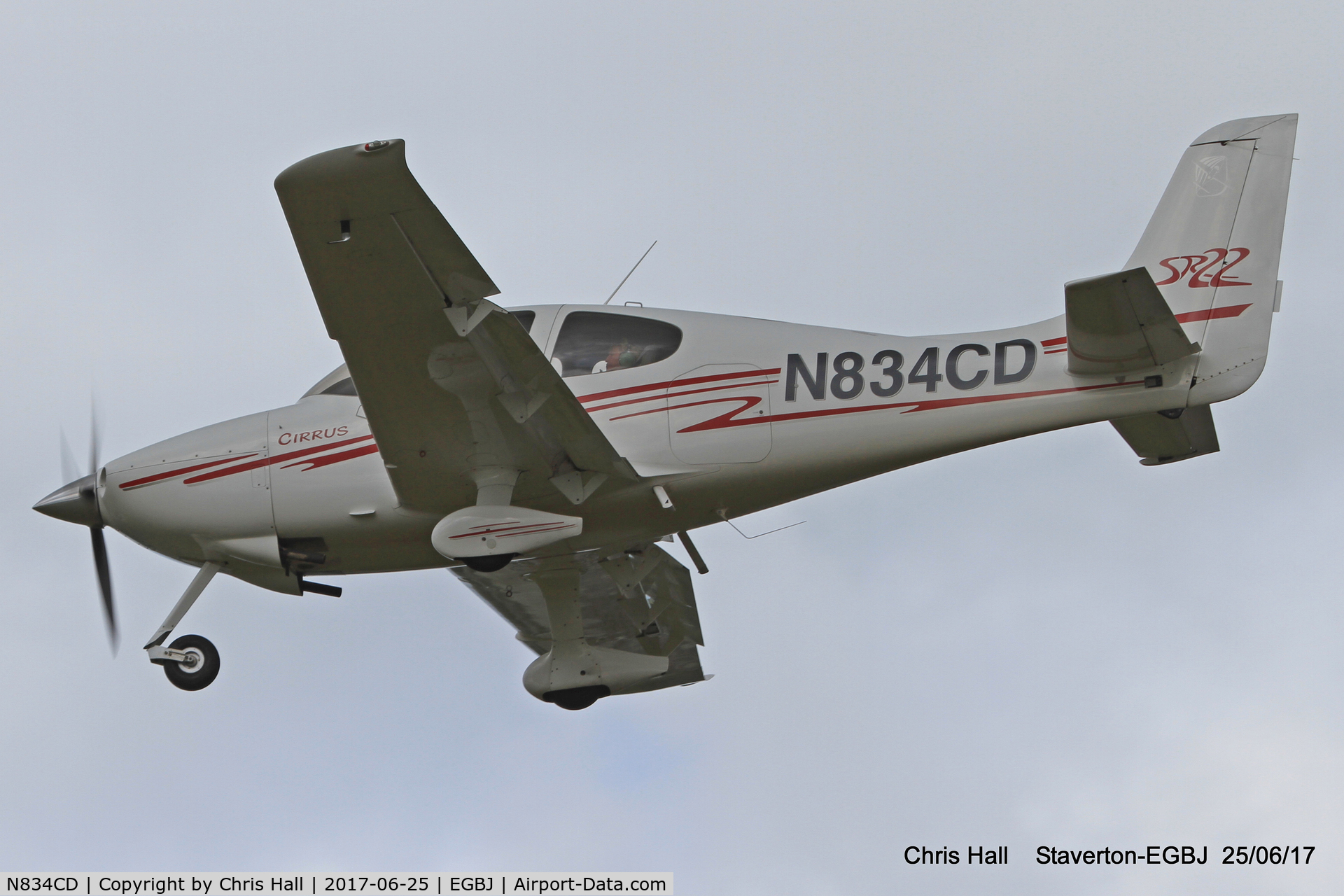 N834CD, 2002 Cirrus SR22 C/N 0168, Project Propeller at Staverton