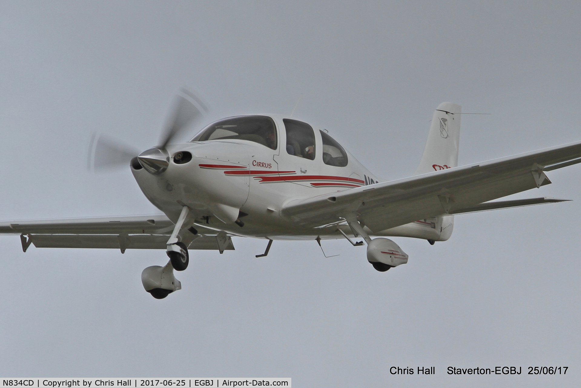 N834CD, 2002 Cirrus SR22 C/N 0168, Project Propeller at Staverton