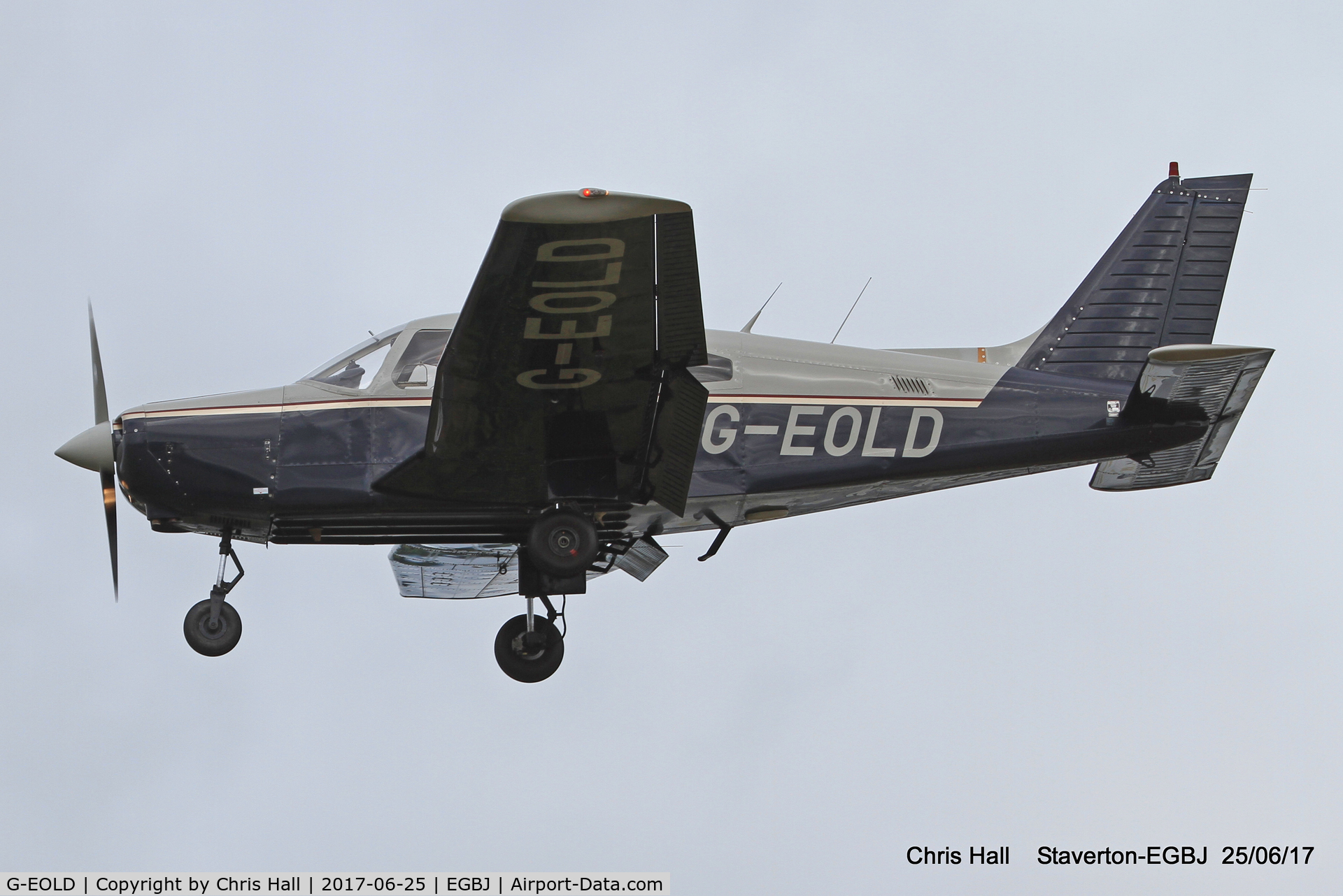 G-EOLD, 1985 Piper PA-28-161 Cherokee Warrior II C/N 28-8516030, Project Propeller at Staverton