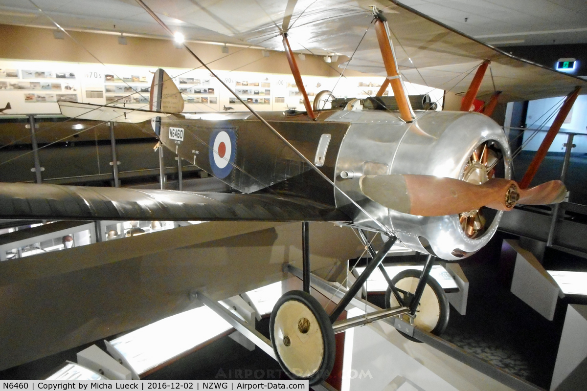 N6460, 1983 Sopwith Pup Replica C/N Not found N6460, At the Air Force Museum in Wigram/Christchurch