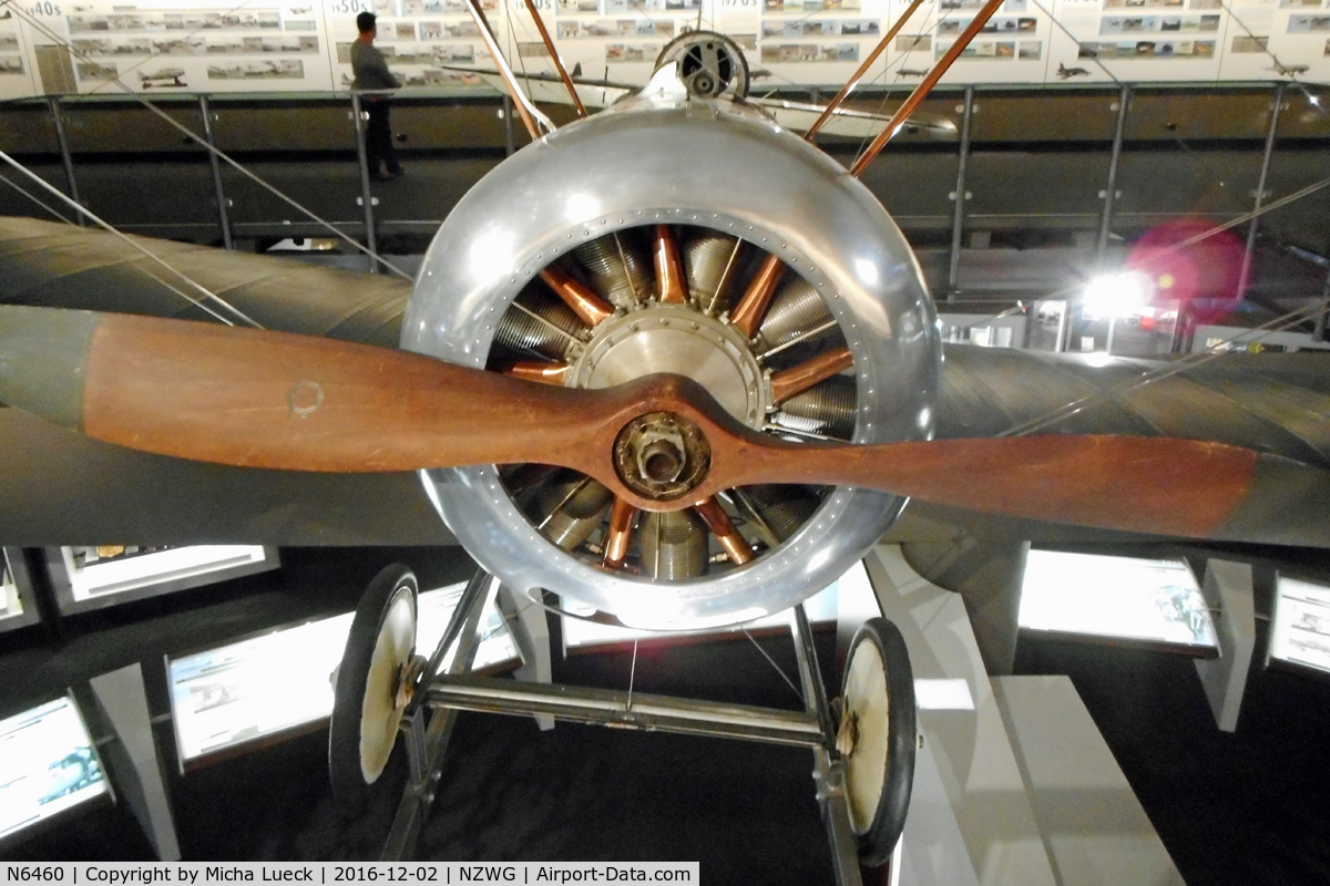 N6460, 1983 Sopwith Pup Replica C/N Not found N6460, At the Air Force Museum in Wigram/Christchurch