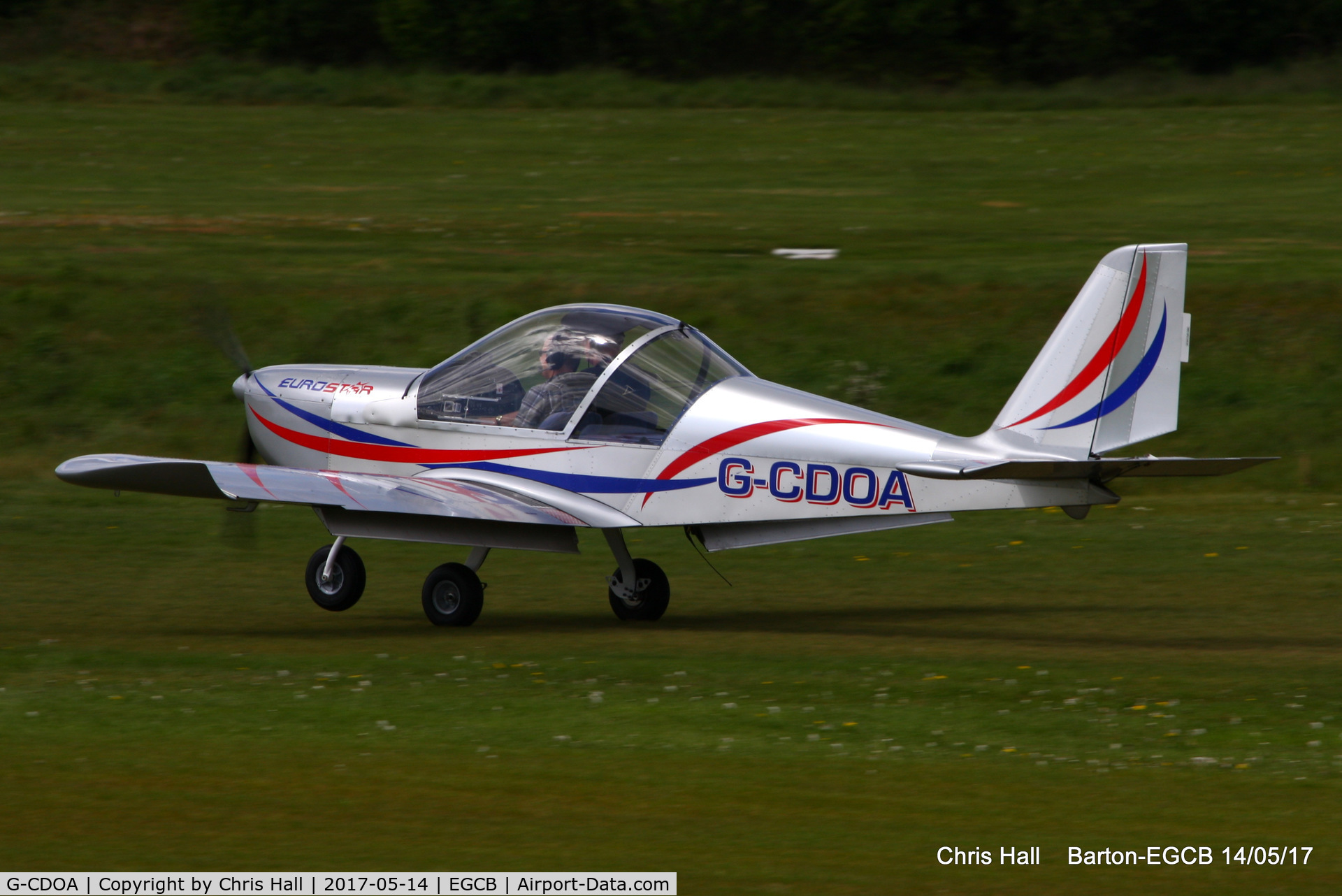 G-CDOA, 2005 Evektor-Aerotechnik EV-97 Teameurostar UK C/N 2506, at Barton