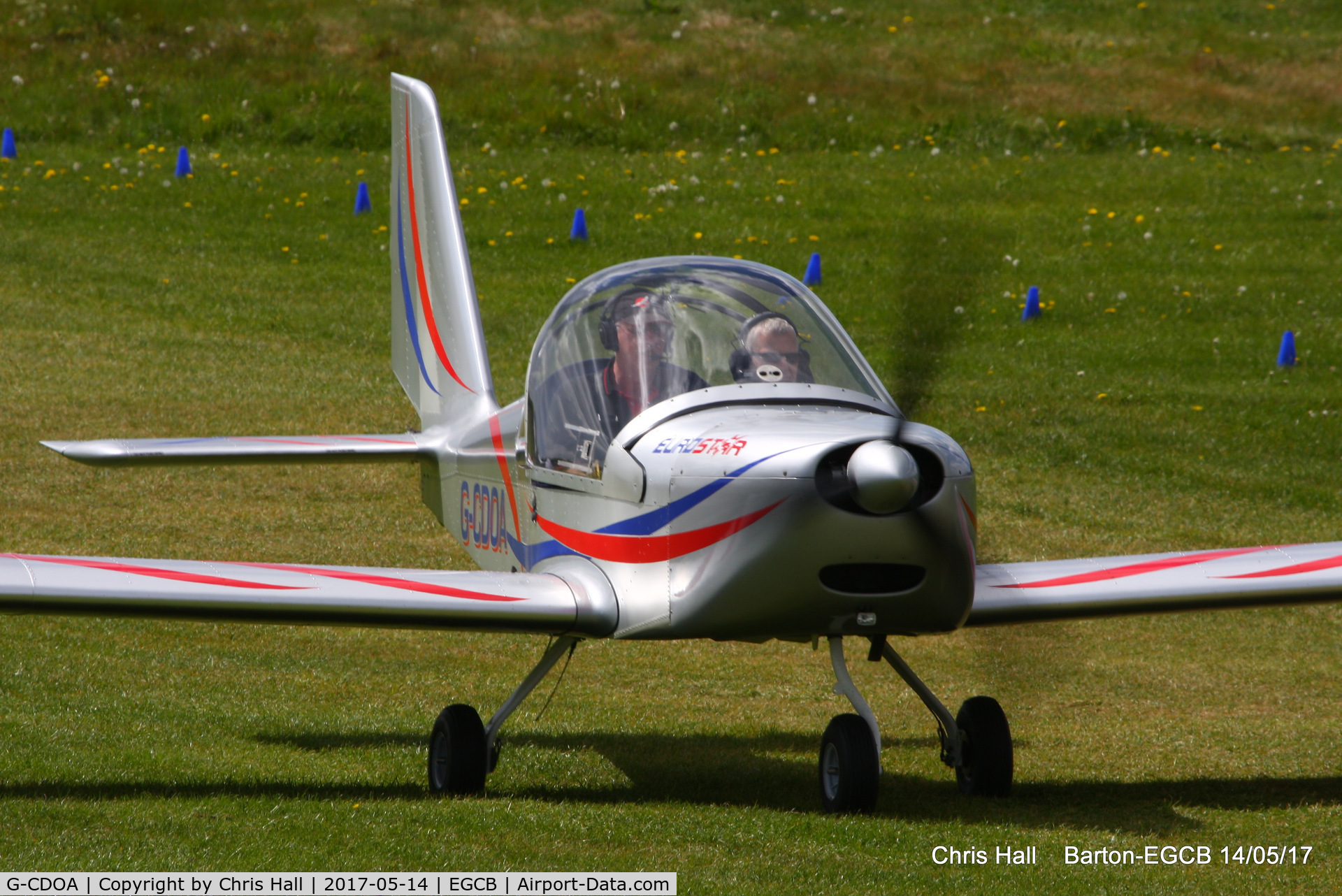 G-CDOA, 2005 Evektor-Aerotechnik EV-97 Teameurostar UK C/N 2506, at Barton