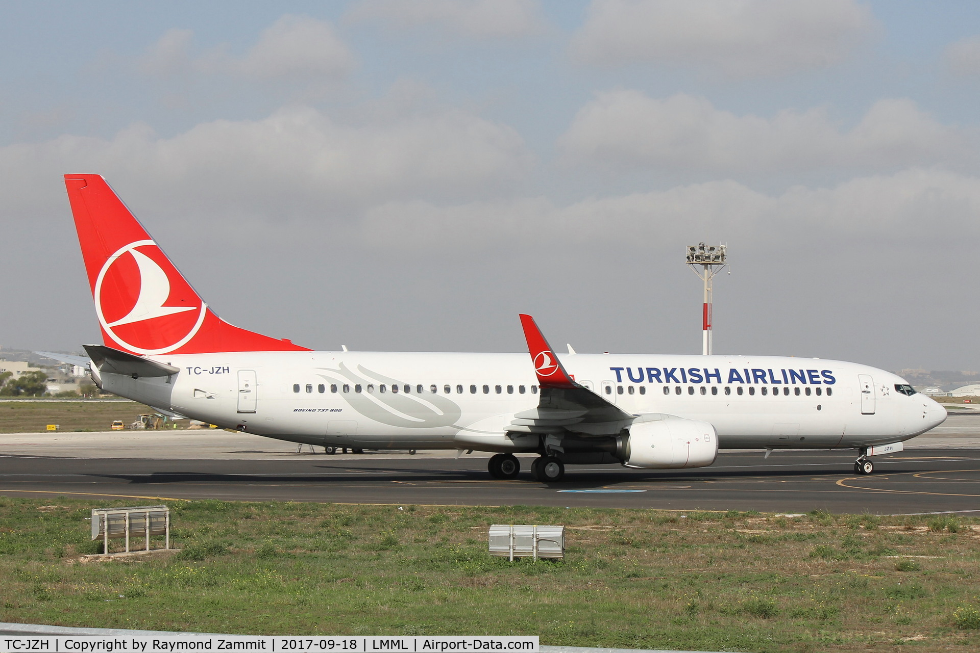 TC-JZH, 2016 Boeing 737-8F2 C/N 60029, B737-800 TC-JZH Turkish Airlines