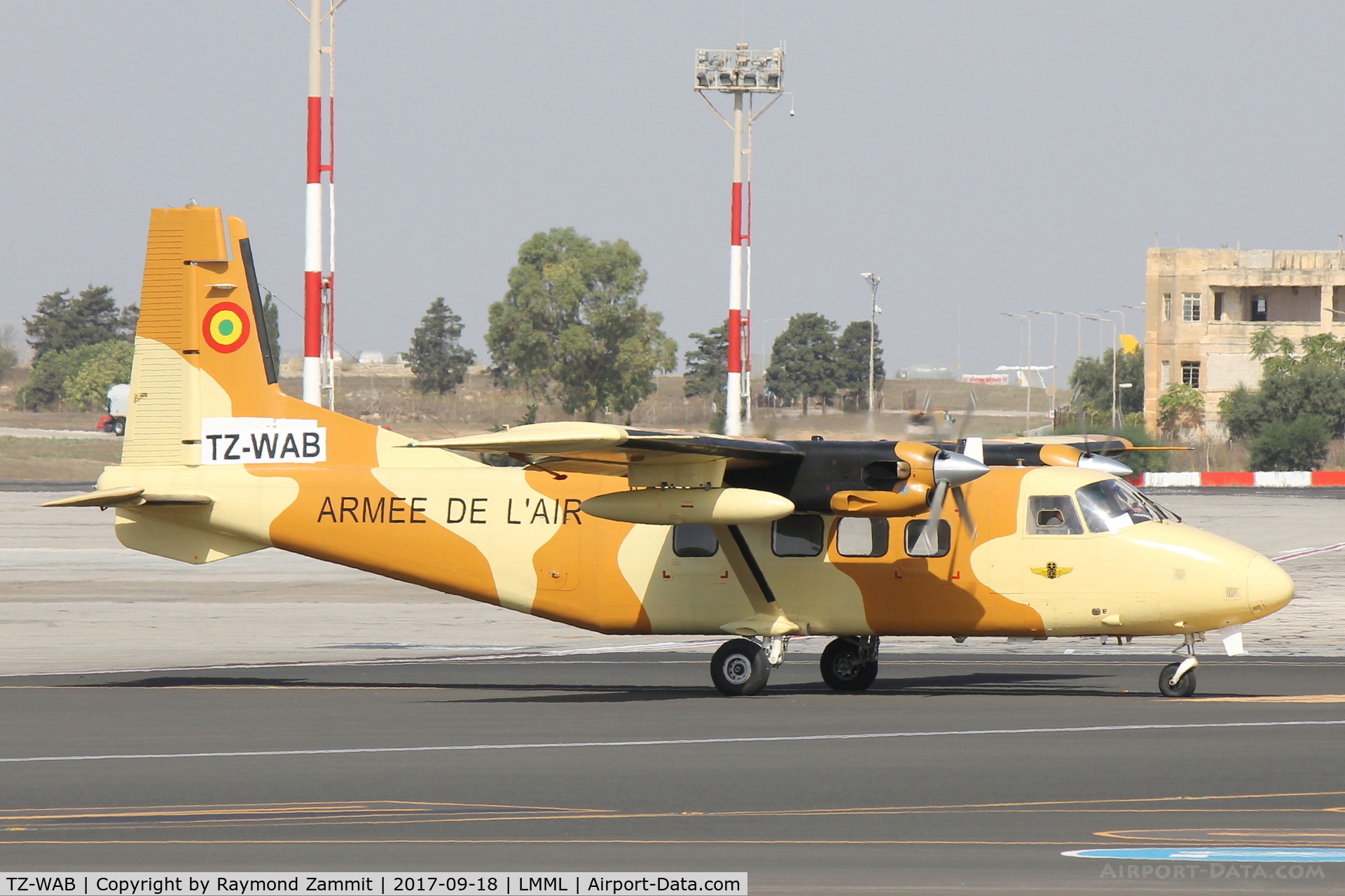 TZ-WAB, Harbin Y-12E C/N 095, Harbin Y-12E TZ-WAB Mali Air Force departing Malta on delivery flight.