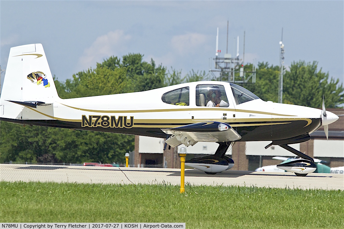 N78MU, 2007 Vans RV-10 C/N 40428, At 2017 EAA AirVenture at Oshkosh