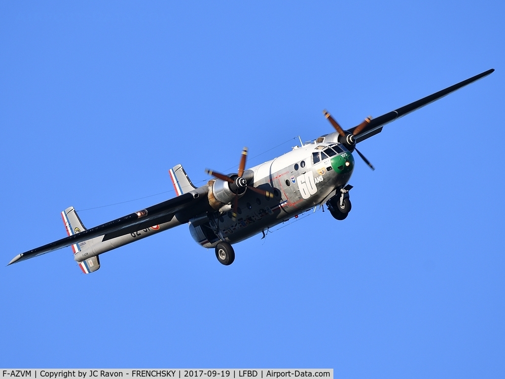F-AZVM, 1956 Nord N-2501F Noratlas C/N 105, new French Air Force for Souge droping zone !!!!!
