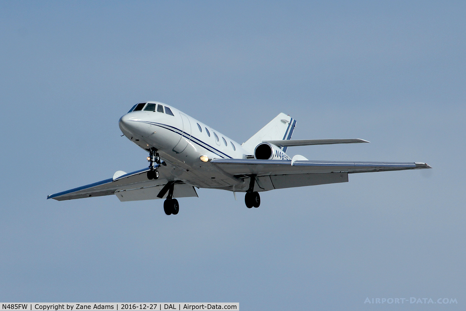 N485FW, 1990 Dassault Falcon 20-F5 C/N 485, Dallas Love Field