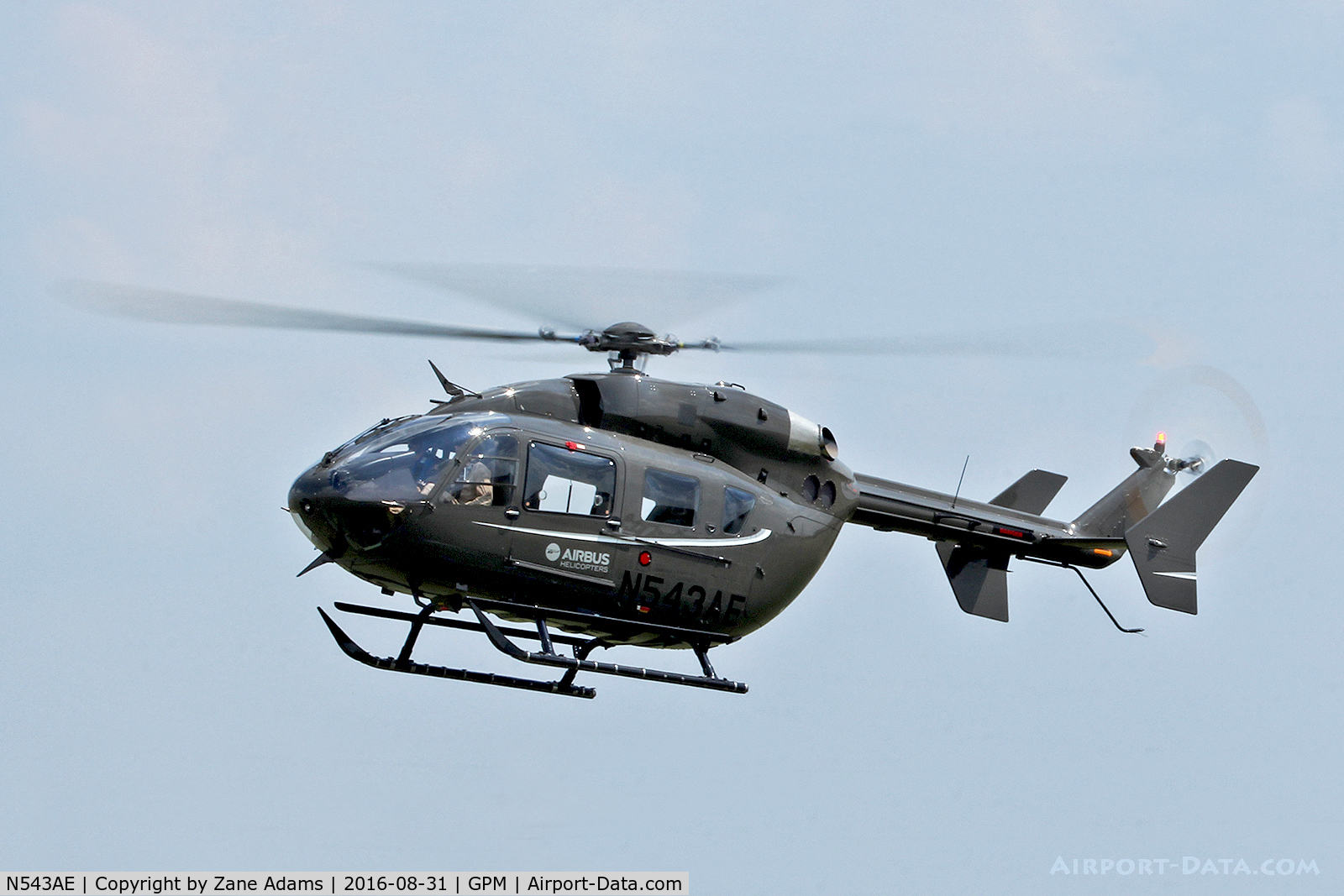 N543AE, Eurocopter-Kawasaki EC-145 (BK-117C-2) C/N 9204, At Grand Prairie Municipal