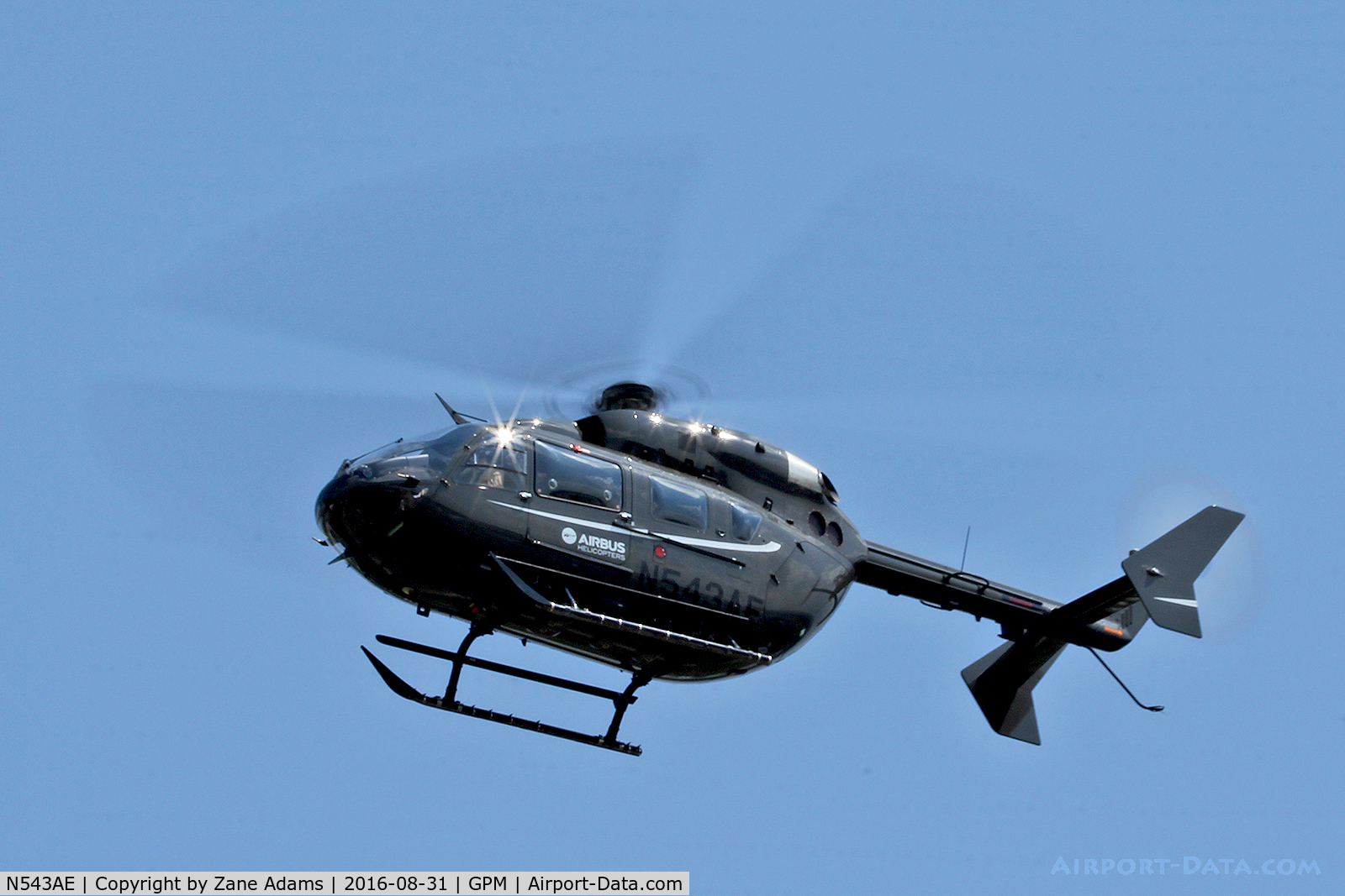 N543AE, Eurocopter-Kawasaki EC-145 (BK-117C-2) C/N 9204, At Grand Prairie Municipal